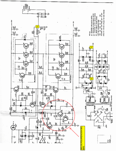 Peavey XR-600B Graph for repair